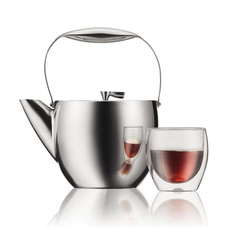 Théiere a piston - BODUM - Columbia - Filtre inox - 1.5 l - Mat
