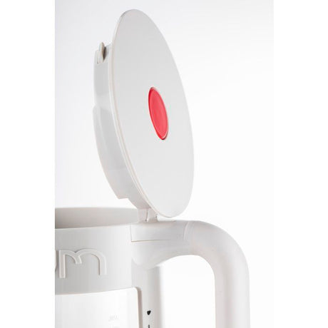 Bouilloire électrique double paroi - BODUM - BISTRO - 1500 W - 1,1 L - 5 températures - Intérieur en verre - Blanc