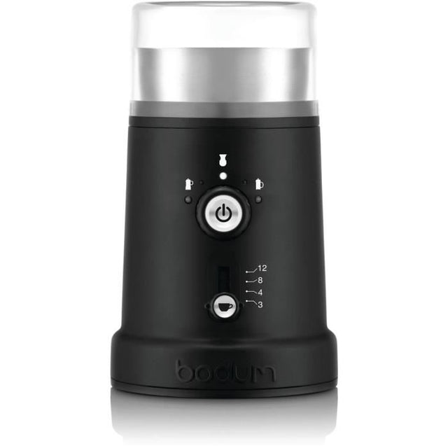 Moulin ŕ café électrique - BODUM - BISTRO 12041-01EURO - A lamelles - Réglable