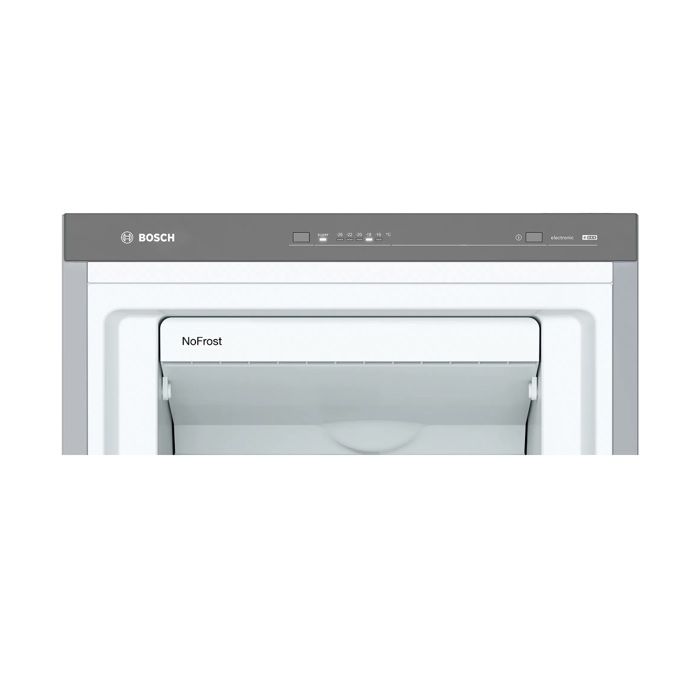 Congélateur armoire - BOSCH SER4 - GSN36VLEP - Classe E - 242 L - 186 x 60 x 65 cm - Inox