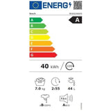 Lave-linge hublot BOSCH WGE02406FR SER2 - 7 kg - Induction - L60cm - 1400 trs/min - Classe A  - Blanc