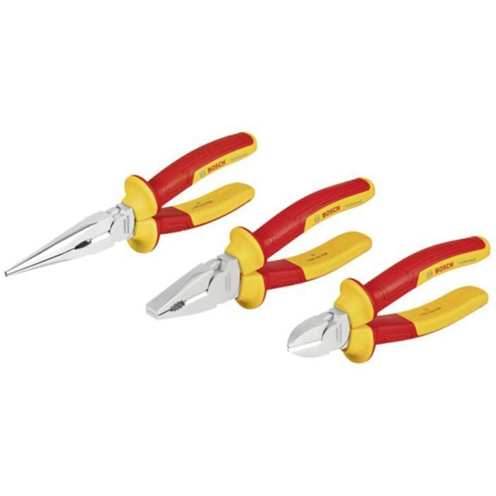 Bosch Professional Set de pinces VDE (3 pieces)