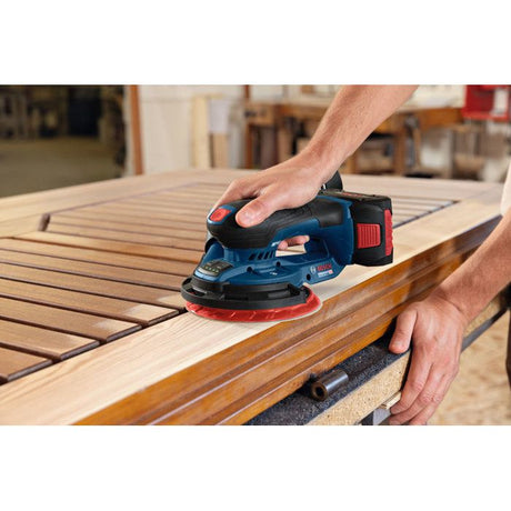 Ponceuse excentrique sans fil BOSCH PROFESSIONAL - GEX 18V-150-3 - 18V - 150 mm - 1 feuille abrasive C470 + bague + collecteur