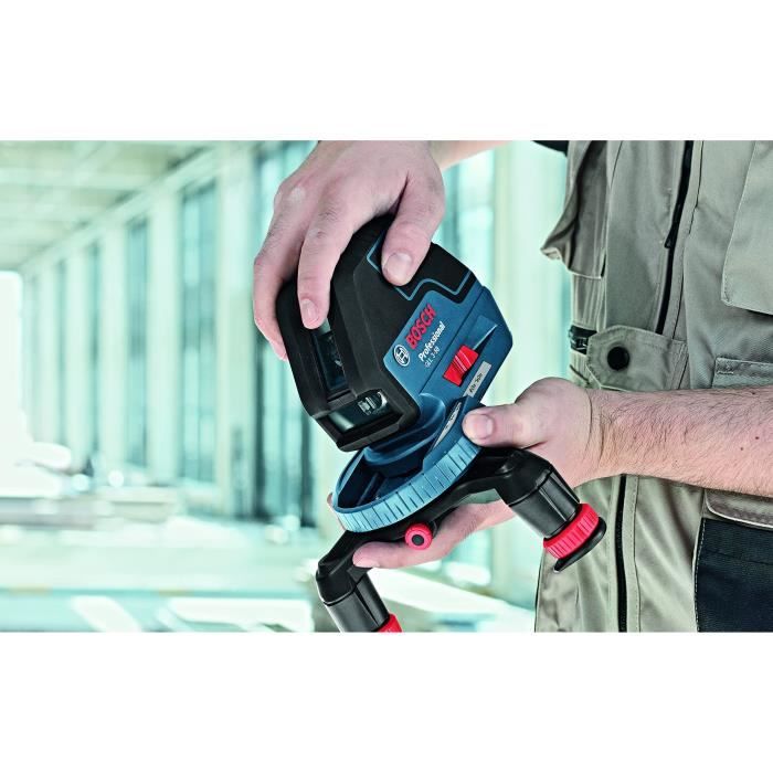 Laser ligne polyvalent - BOSCH PROFESSIONAL - GLL 3-50 - Batterie - Angle et niveau - Portée 50 m