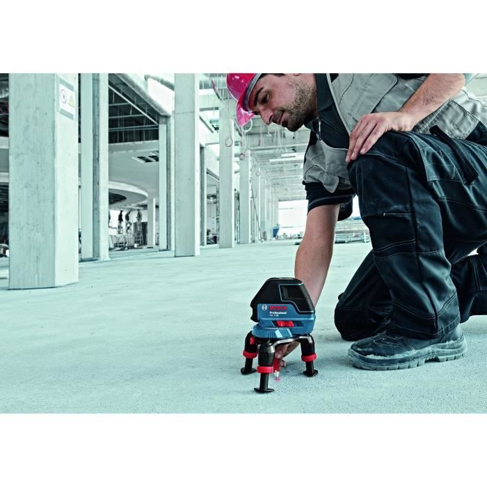 Laser ligne polyvalent - BOSCH PROFESSIONAL - GLL 3-50 - Batterie - Angle et niveau - Portée 50 m