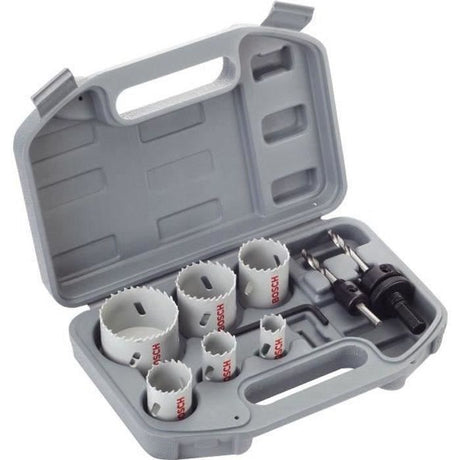 Coffret de 9 pičces de scies trépans bimétal HSS pour électricien - BOSCH