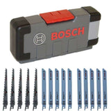 Lames de scie sauteuse - BOSCH - Wood and Metal Basic - Set de 15 pieces - Modeles S 918 AF, S 918 BF, S 617 K