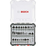 Coffret de 30 fraises mixtes a Ř queue de 6 mm - BOSCH - 2607017474