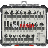 Coffret de 30 fraises mixtes a Ř queue de 8 mm BOSCH - 2607017475