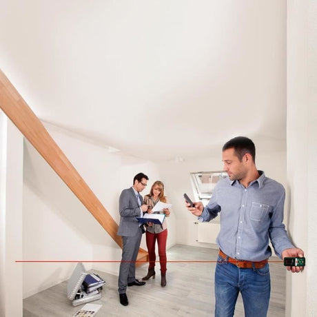 Bosch Télémčtre laser AdvancedDistance 50C (mesure précise de la distance jusqu'ŕ 50 mčtres, connectivité Bluetooth)