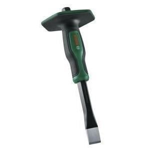 Bosch Burin plat pour pierre 22-250 mm (tranchant doublement trempé  manche chrome-vanadium  poignée Softgrip)