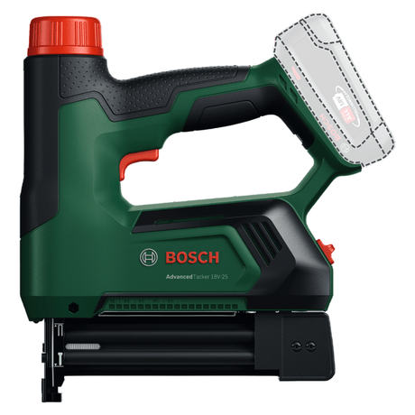 Agrafeuse/cloueur sans fil 2 en 1 BOSCH - AdvancedTacker 18V-25 - 18V - 30 cps/min - Sans batterie ni chargeur