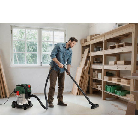 Aspirateur universel BOSCH - PAS 20-220PRS - 1300W - 65 l/s - Réservoir 20L - 220 mbar