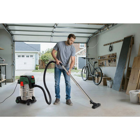 Aspirateur universel BOSCH - PAS 30-240PRS - 1300W - 67 l/s - Réservoir 30L - 240 mbar