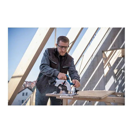 Scie circulaire Bosch Professional GKS 18V-57-2 + 2 batteries ProCORE 18V 5.5Ah + Chargeur GAL1880 CV + L-BOXX - 06016C1202