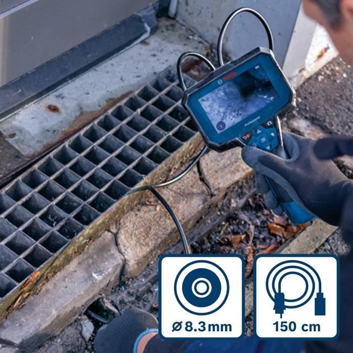 Caméra d'inspection Bosch Professional GIC 12V-4-23 C, a piles - 0601241500