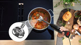 Mixeur plongeant - BOSCH - MS6CB6110 ErgoMixx - 1000 W - 12 vitesses + turbo - Bol mixeur - Noir