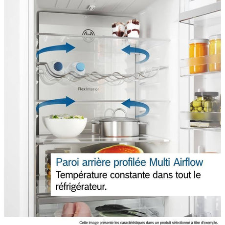 BOSCH Réfrigérateur congélateur KGN492LDF - Série 4 - Classe D - 440L - No frost