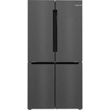 Réfrigérateur combiné - BOSCH SER4 - KFN96AXEA - Multi-portes - Classe E - 605 L - 183 x 90,5 x 73,1 cm - Acier brossé