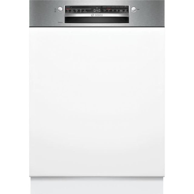Lave-vaisselle semi-encastrable BOSCH SMI2HTS02E SER2 - 13 couverts - Induction - L60cm - 46 dB - Acier Brossé