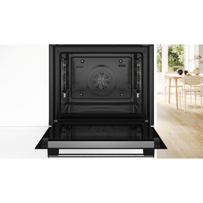 Four encastrable - Pyrolyse - BOSCH Série 6 - HBG578ES7 - Inox - 59,4 x 54,8 x 59,5 cm