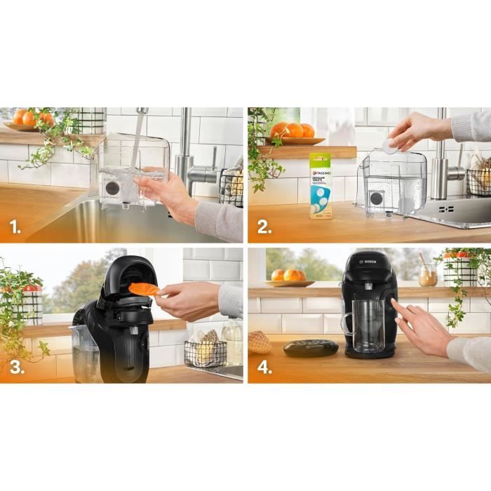 Machine a café multi-boissons - BOSCH - TASSIMO - T11 Style noir -  1400 W
