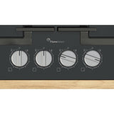 Table de cuisson a gaz - BOSCH Série 6 - 4 foyers - 52 x 59 x 4,5 cm - PPP6A6I40 - Noir