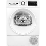 Seche-linge pompe a chaleur BOSCH WQG133DTFR SER6 - 8 kg - Induction - L60cm - Classe C - Blanc