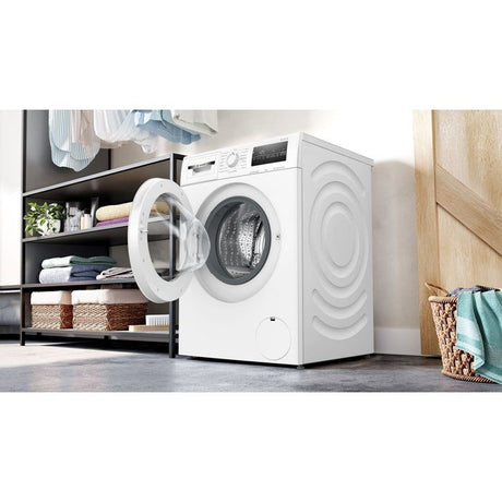 Lave-linge hublot BOSCH WAN2427ZFR SER4 - 8 kg - Induction - 60 cm - 1200 trs/min - Classe A - Vapeur - Blanc