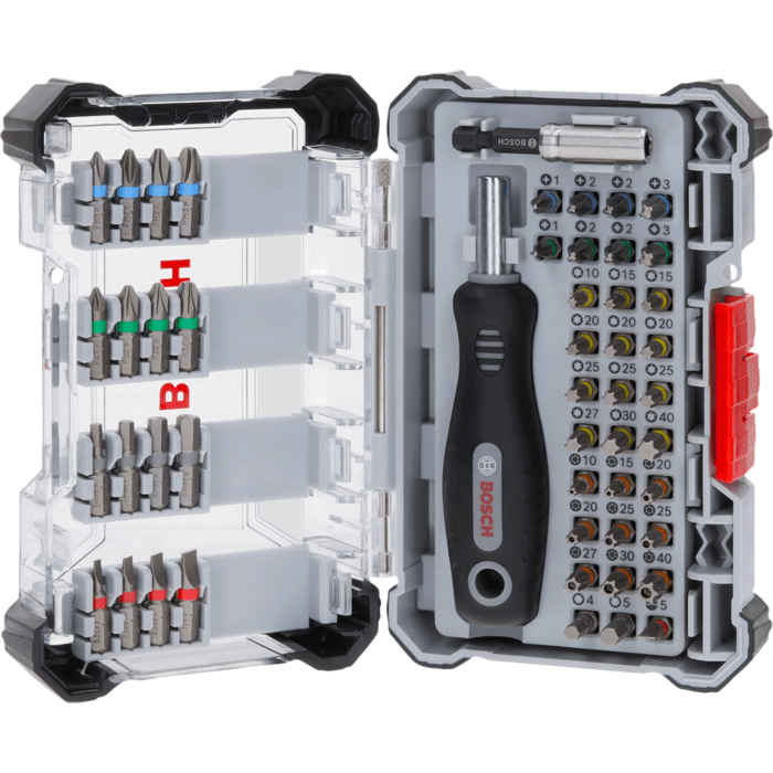 Coffret d'embouts de vissage BOSCH PROFESSIONAL - Extra Hard - Présentoir 6x50 pcs - 25mm