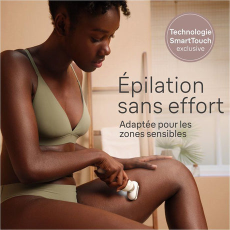 Épilateur - BRAUN - Silk-épil 9-011 3D - Sans fil - 2 modes - Blanc