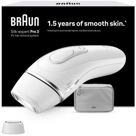 Épilateur a lumiere pulsée - BRAUN - IPL PL3020 - 300 000 flashs - Blanc