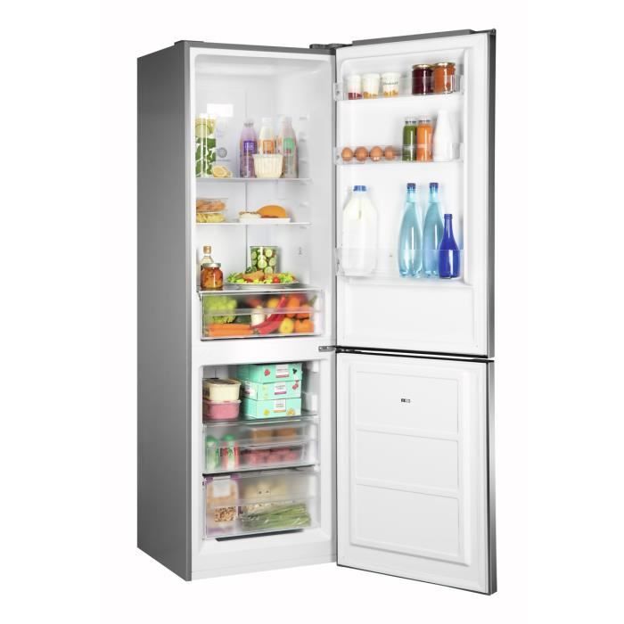 Réfrigérateur combiné BRANDT BFC8600EX - 2 portes - Pose libre - 293L - L60 cm