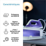 Centrale vapeur CareStyle 1 - BRAUN - IS1014VI - 6 bar - 1,5 L - Violet / Blanc