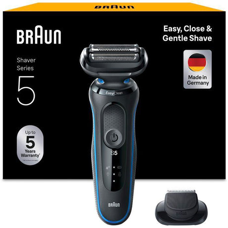 Rasoir électrique BRAUN Series 6 - Noir - Autonomie 60 minutes - Charge rapide 5 minutes