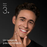 Tete de rasoir BRAUN Series 3+ - 2 grilles - Peigne MicroComb - 100 % fabriqué en Allemagne