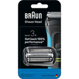Tete de rasoir BRAUN Series 3+ - 2 grilles - Peigne MicroComb - 100 % fabriqué en Allemagne