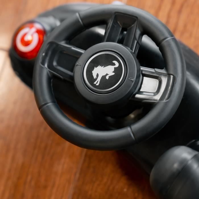 BRIGHT STARTS Trotteur et pousseur Voiture Ford Bronco 4-en-1, jouet de volant interactif et amovible, cadeau bébé 6M+