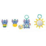 DISNEY BABY - STITCH - Coffret Cadeau Naissance?  - 4 jouets bébé , Hochet, Anneau de dentition, Jouets multisensoriels