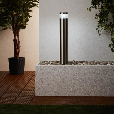 Potelet extérieur AVON - BRILLIANT - acier special/plastique LED 1x4W - gris