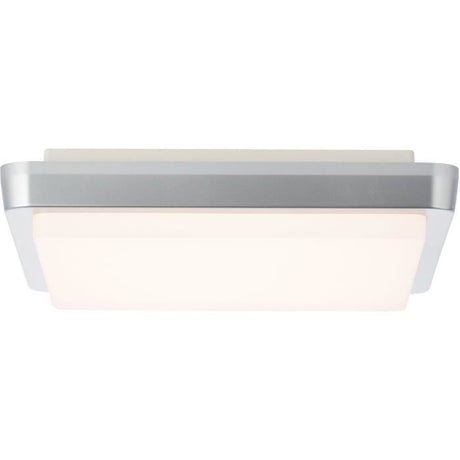 Applique murale extérieure - BRILLIANT - DEVORA - Plastique - Argent - LED intégrée - 12 W IP65