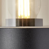 Applique extérieure SERGIORO - BRILLIANT - Aluminium/Plastique - Noir depoli - E27 20W - IP44