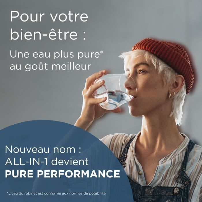Cartouche BRITA - MAXTRA PRO Pure Performance All-In-1 - Pack de 4 - Jusqu'a 600L d'eau filtrée
