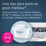Carafe filtrante BRITA - Style Bleu - Capacité 2,4L dont 1,4L d'eau filtrée - 3 mois MAXTRA PRO