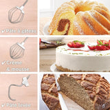 Robot multifonction compact - BOSCH MUMS2EW20 - Bol inox - 3 disques - blender 1,25L - Kit pâtisserie inclus - blanc