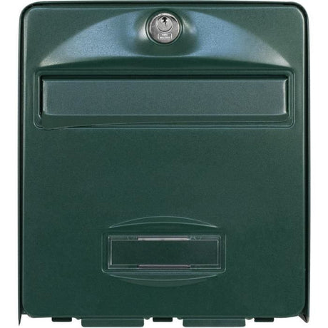 BoÓte aux lettres BURG WACHTER BALTHAZAR MINI 1 Porte - Murale - Acier galvanisť - Ouverture totale -  Vert - Fabriquť en France
