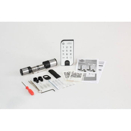 Cylindre éléctronique BURG-WÄCHTER secuENTRY easy 7602 avec clavier secuENTRY Fingerprint