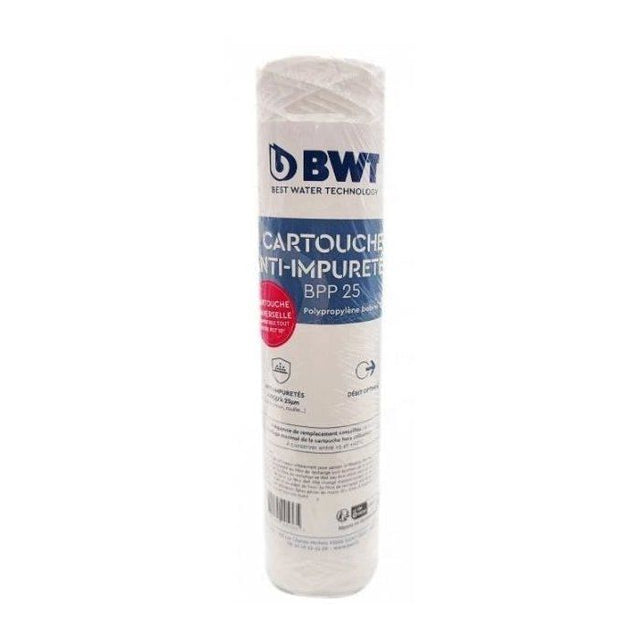 Cartouche filtrante BWT PPB25 - bobinée 25µm - Capacité de traitement 6 mois