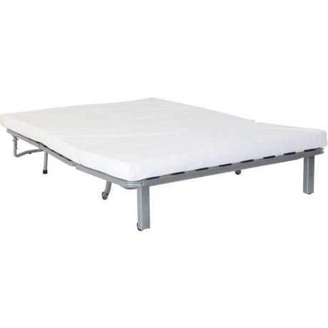Banquette BZ DREAM - Tissu 100% Coton bikini bleu - Couchage 140x190 cm - L145 x P100 x H90 cm