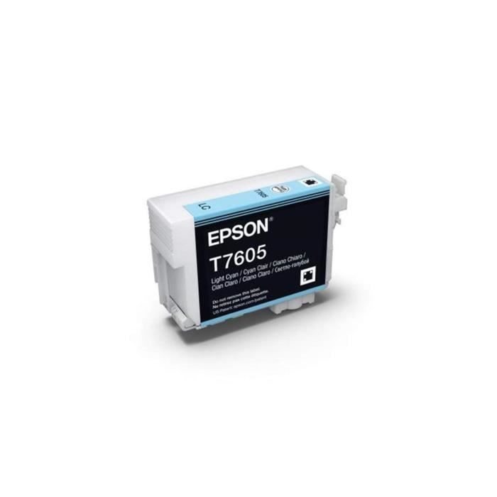 EPSON Cartouche d'encre T7605 Cyan clair - Orque  (C13T76054010)